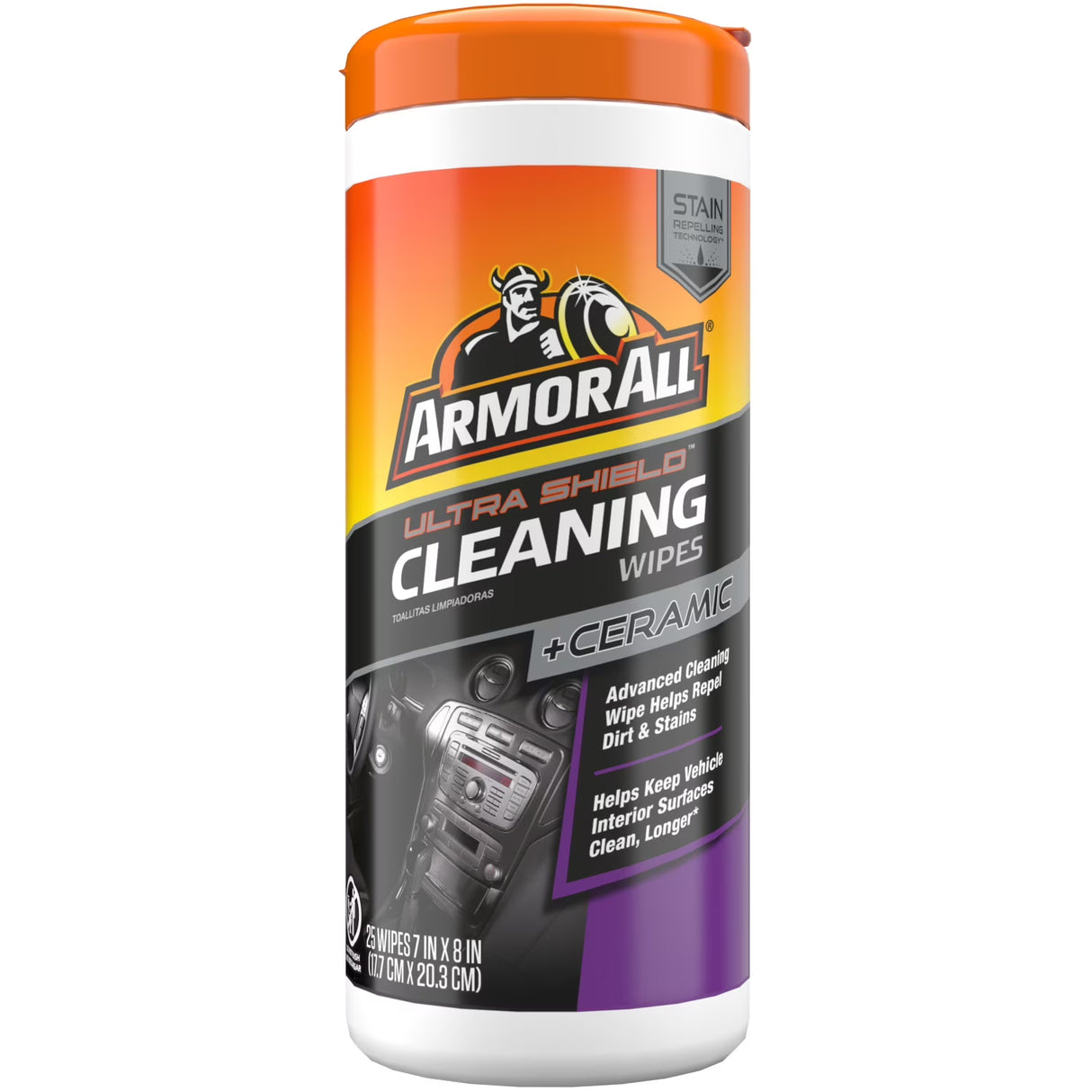 מגבוני ניקוי קרמיים לפנים הרכב Armor All Extreme Shield Ceramic Wipes