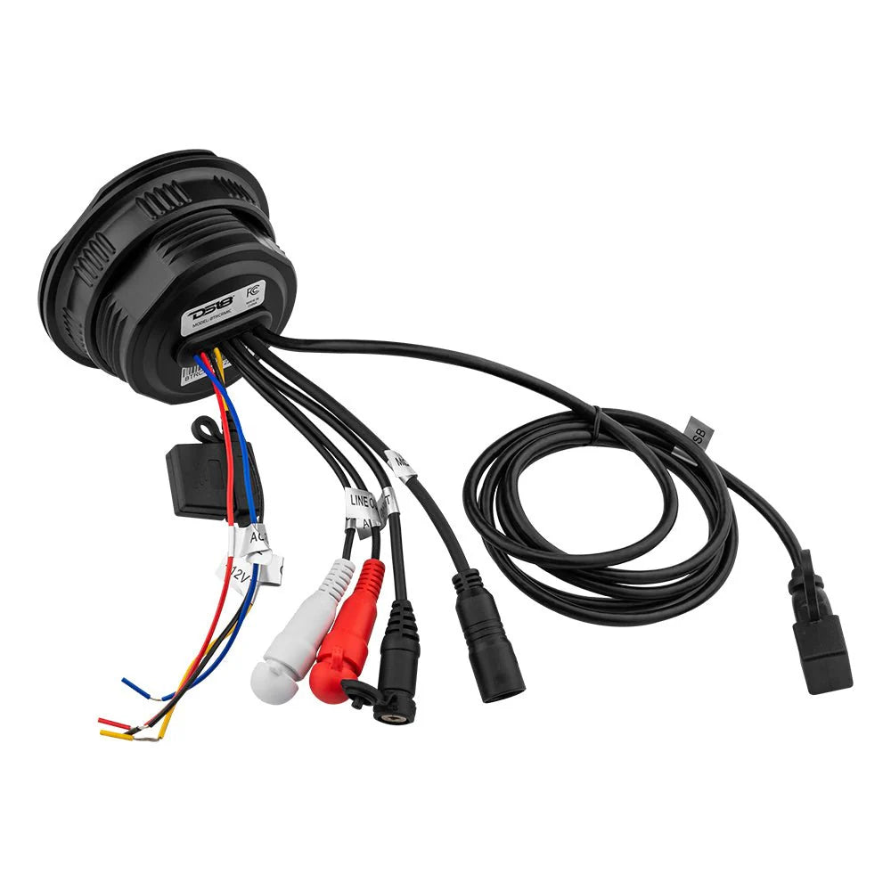 רסיבר Bluetooth ימי עמיד במים DS18 BTRCRMIC עם שליטה ומיקרופון