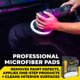 פדי פוליש מיקרופייבר 6 אינץ׳ Meguiar's M6MFP2 - מארז 2 יחידות