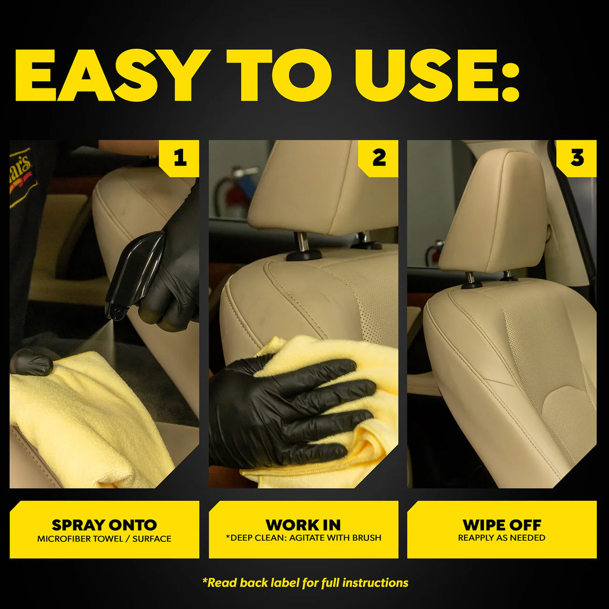 תרסיס ניקוי פנים לרכב Meguiar's Gold Class Total Interior Cleanser 473 מ״ל