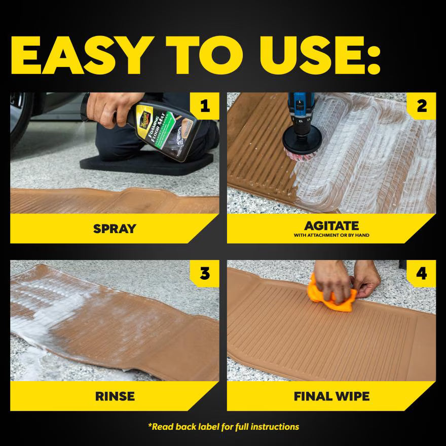 Meguiars ספריי קצף לניקוי שטיחונים שטיחים וריפודים לרכב