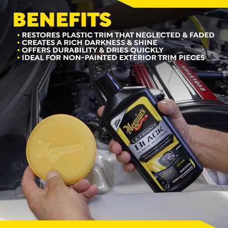 מחדש פלסטיק שחור וגומי Meguiar’s Ultimate Black Plastic Restorer