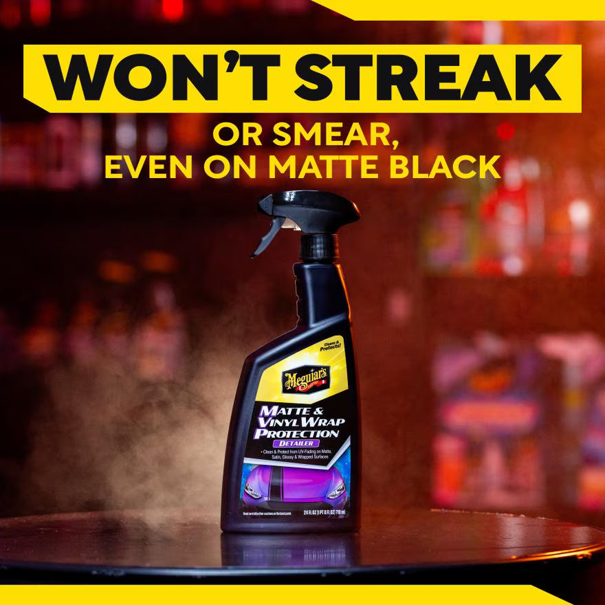 Meguiar's ספריי דיטיילר לניקוי והגנה על ויניל PPF ומשטחי מט