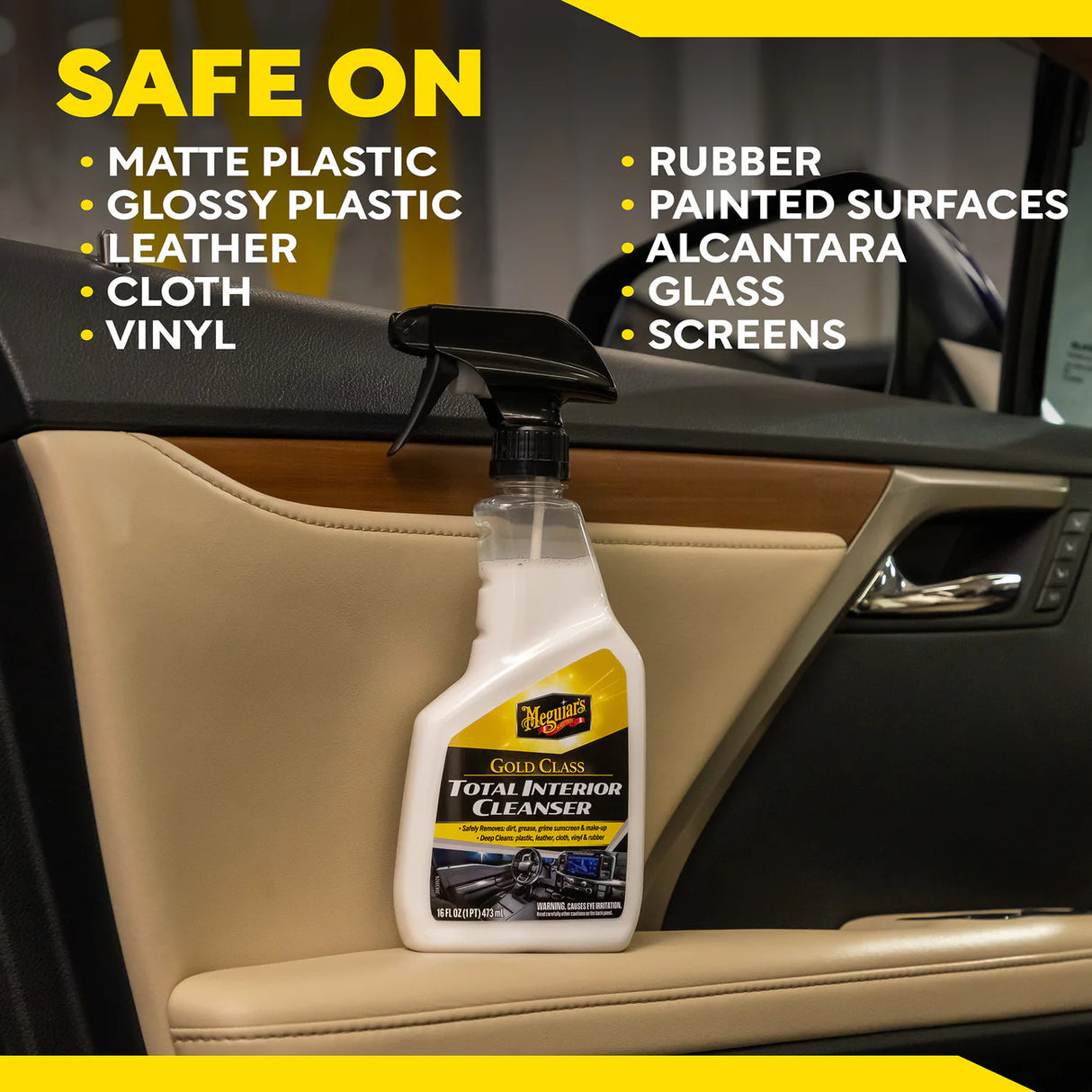 תרסיס ניקוי פנים לרכב Meguiar's Gold Class Total Interior Cleanser 473 מ״ל