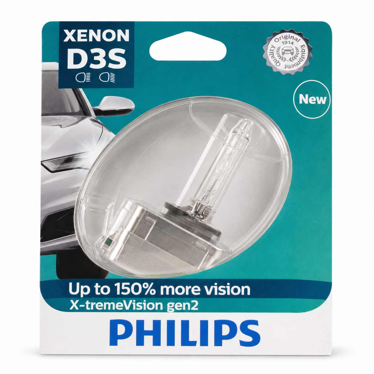 נורת קסנון Philips D3S X-tremeVision gen2 מקורית