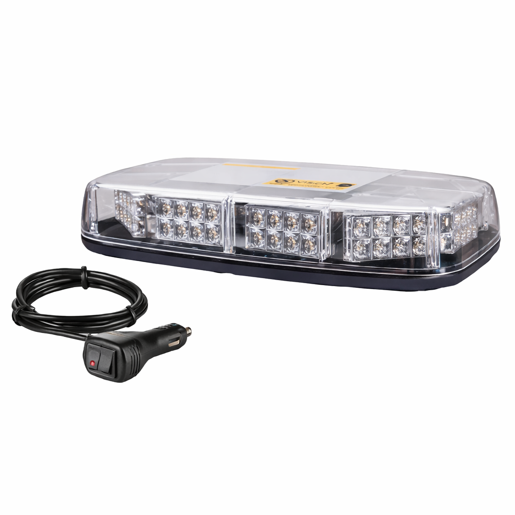 פס תאורה מיני LED כתום מגנטי 27 ס״מ 12-24V