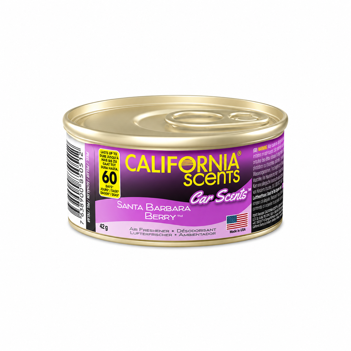 פחית ריח לרכב פטל CALIFORNIA