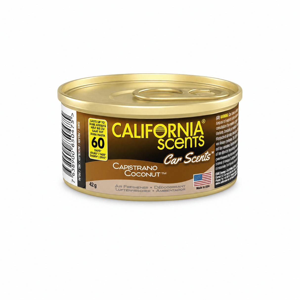 פחית ריח לרכב קוקוס CALIFORNIA