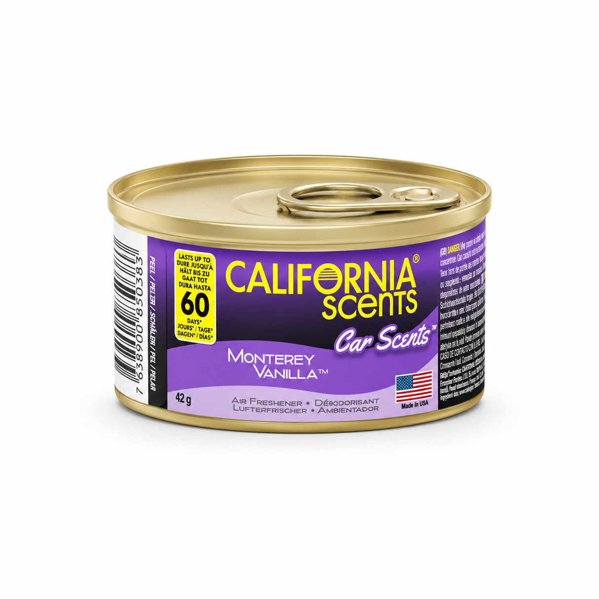 פחית ריח לרכב וניל CALIFORNIA