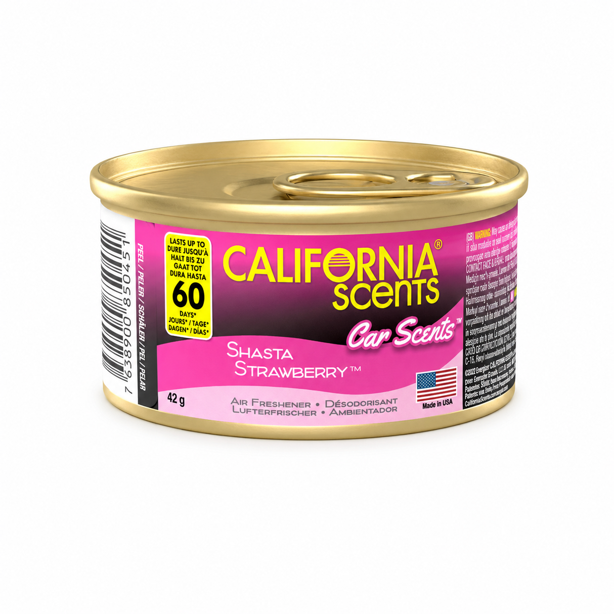 פחית ריח לרכב תות שדה CALIFORNIA