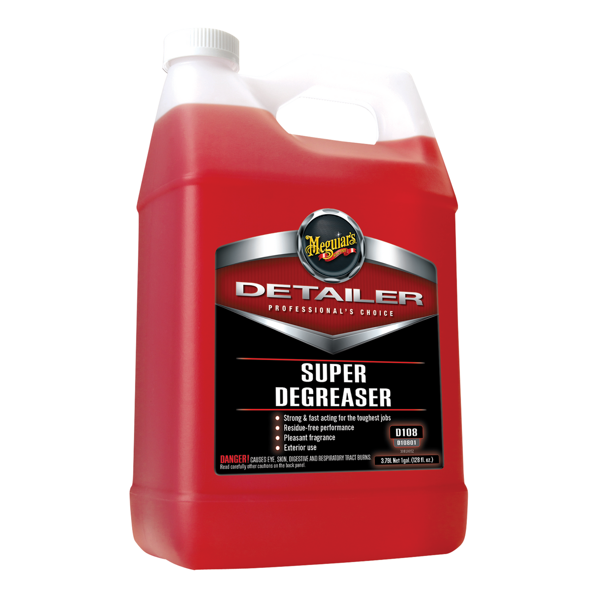 Meguiar’s Super Degreaser D10801 – מסיר שומנים מרוכז 1 גלון (דילול עד 1:4)
