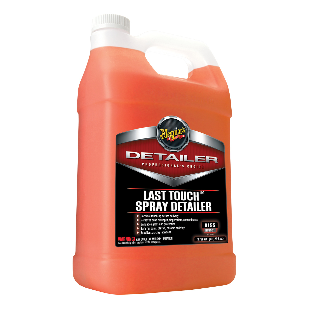 Meguiar’s Last Touch™ D15501 – נוזל Detailer מרוכז 1 גלון (דילול 1:1)