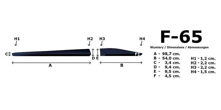 פסי מגן לרכב RIDER" דגם F-65