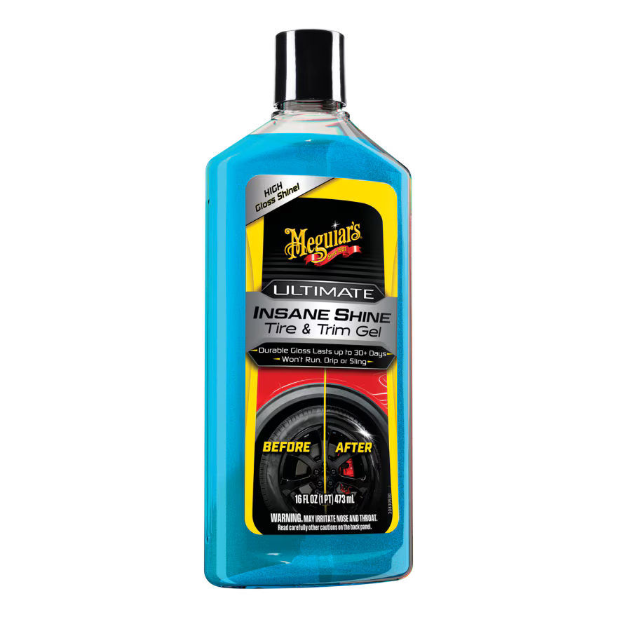 Meguiars ג׳ל הברקה והגנה לצמיגים ופלסטיק חיצוני Ultimate Insane Shine