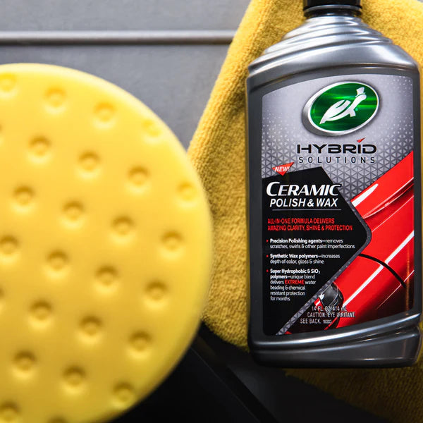 פוליש ווקס קרמי היברידי לרכב Turtle Wax Hybrid Solutions Ceramic Polish & Wax