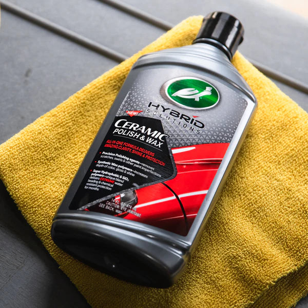 פוליש ווקס קרמי היברידי לרכב Turtle Wax Hybrid Solutions Ceramic Polish & Wax