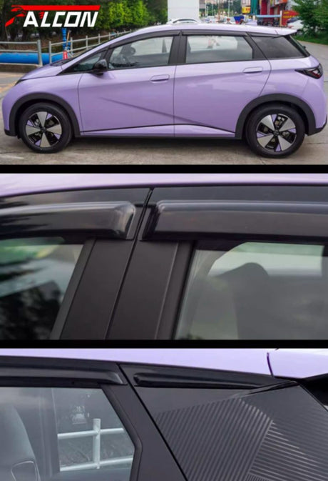 מגני רוח הדבקה Falcon ל BYD Dolphin שנת 2022+ 8 חלקים