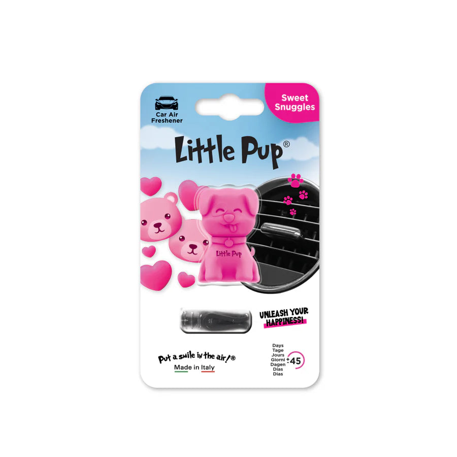 Little Pup Sweet Snuggles – מטהר אוויר קליפ-ונט בניחוח וניל-פודר מרגיע