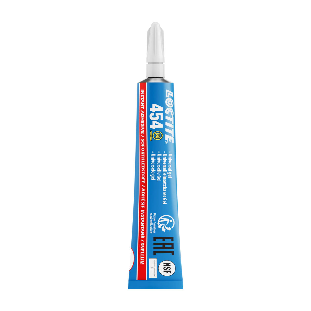 דבק מהיר ג׳ל, מאושר NSF LOCTITE® 454