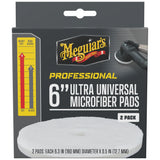 פדי פוליש מיקרופייבר 6 אינץ׳ Meguiar's M6MFP2 - מארז 2 יחידות