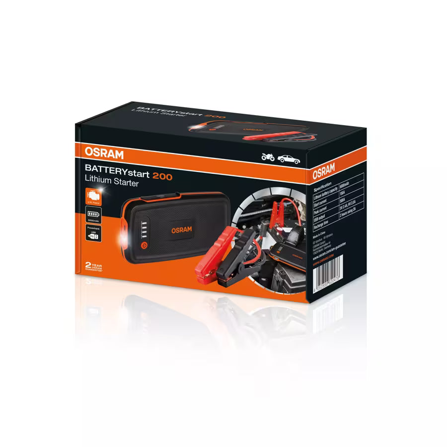 בוסטר התנעה OSRAM BATTERYstart 200