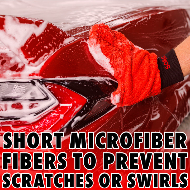 כפפת מיקרופייבר לשטיפה SONAX Microfibre Wash Glove