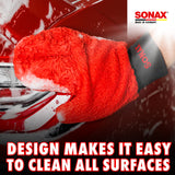כפפת מיקרופייבר לשטיפה SONAX Microfibre Wash Glove