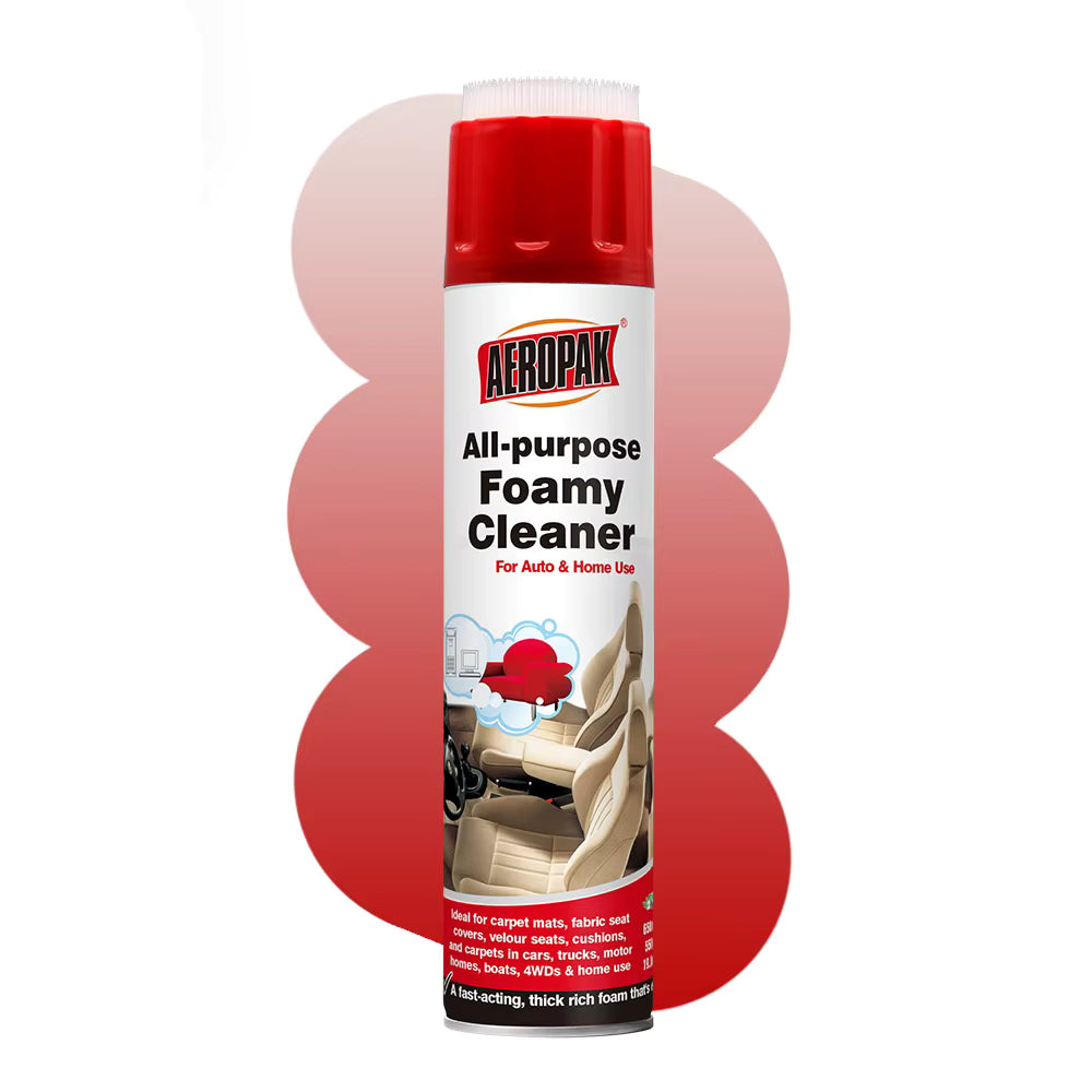 מנקה שטיחים וריפודים Aeropak עם מברשת מובנית – 650 מ״ל