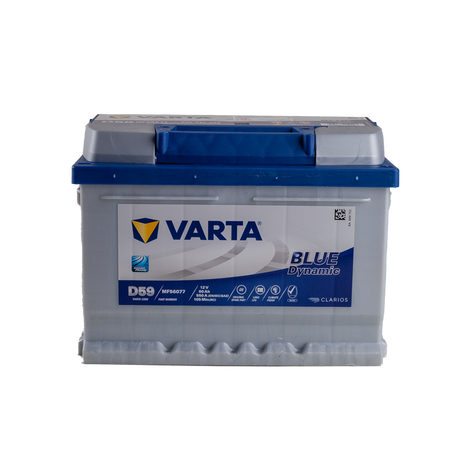 מצבר רכב 60 אמפר – VARTA D59