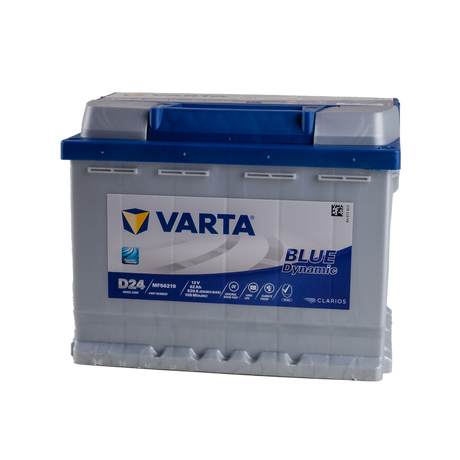 מצבר רכב 62 אמפר – VARTA D24