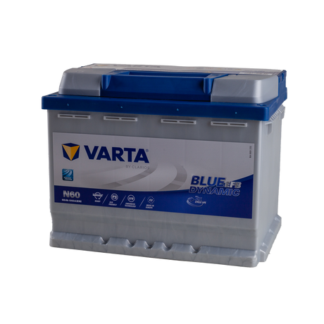 מצבר רכב 60 אמפר EFB – VARTA N60 START-STOP PLUS