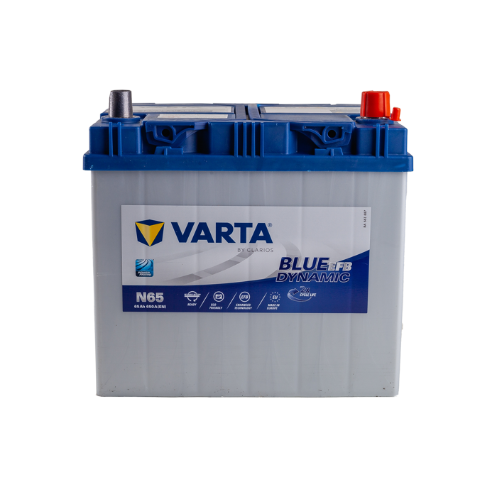 מצבר רכב 65 אמפר EFB – VARTA N65 START-STOP PLUS