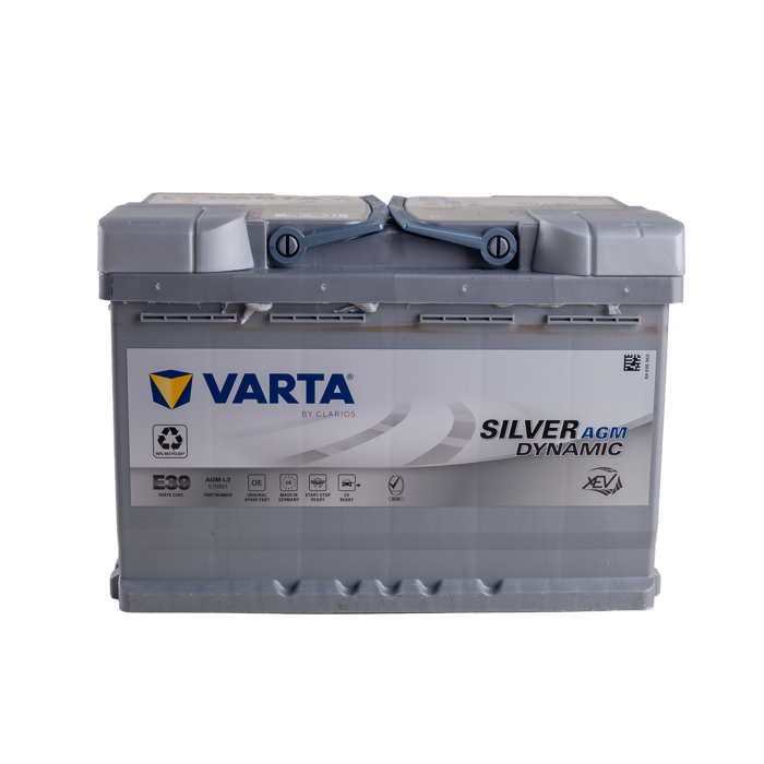 מצבר רכב 70 אמפר AGM – VARTA E39 START-STOP PLUS