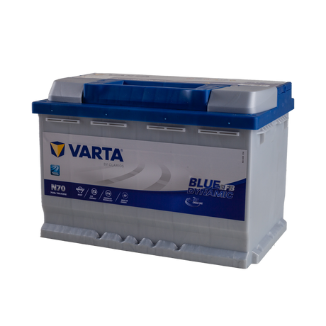 מצבר רכב 70 אמפר EFB – VARTA N70 START-STOP PLUS