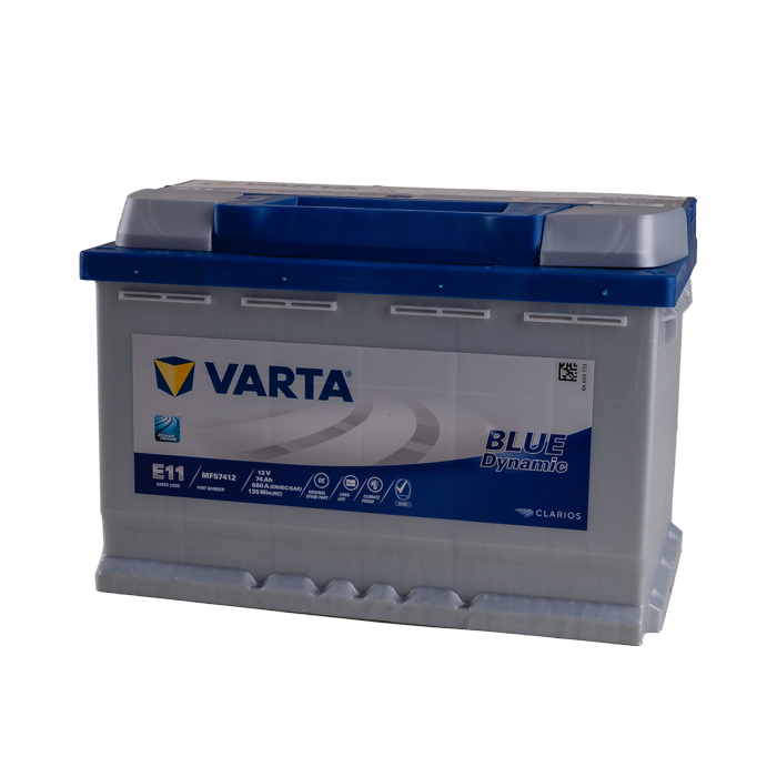 מצבר רכב 74 אמפר – VARTA E11