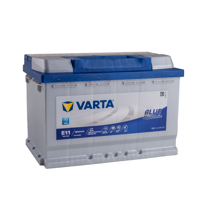 מצבר רכב 74 אמפר – VARTA E11