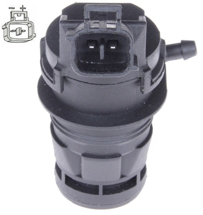 משאבת מתיז שמשות למאזדה 3 מ-2003 – 12V, 2 יציאות – תמונת מוצר