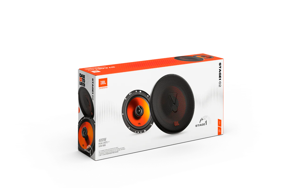 זוג רמקולים לרכב JBL Stage1 62 בגודל 6.5 אינץ