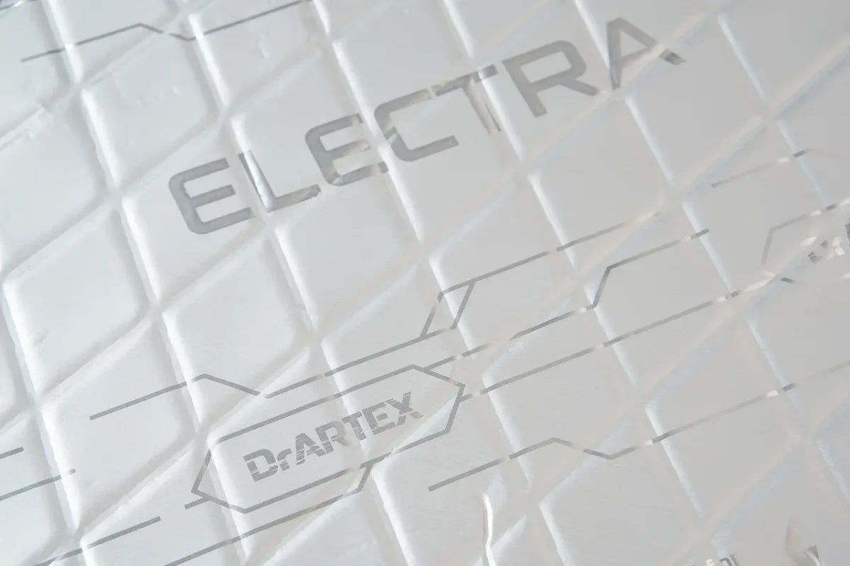 יריעות בידוד ושיכוך רעידות לרכב חשמלי DrARTEX Electra EV Silver 2.5 – תמונה 3