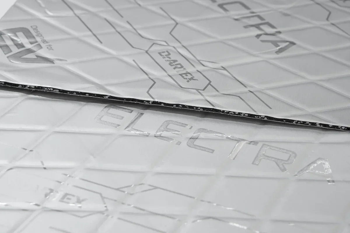 יריעות בידוד ושיכוך רעידות לרכב חשמלי DrARTEX Electra EV Silver 2.5 – תמונה 4