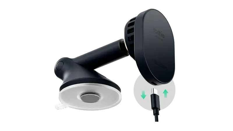 iOttie Velox Pro מעמד MagSafe לרכב עם טעינה וקירור תמונה מספר 11