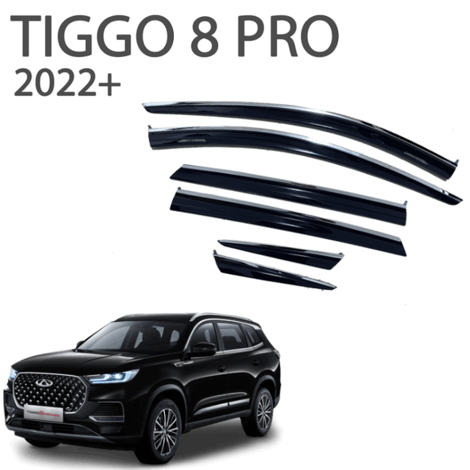 מגני רוח הדבקה Falcon לצ׳רי טיגו 8 פרו 2022-2024 עם פס ניקל (6 חלקים)