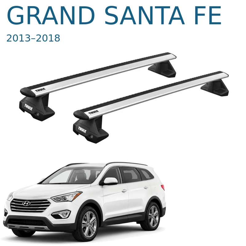 גגון ליונדאי גרנד סנטה פה 2013–2018 למסילות צמודות