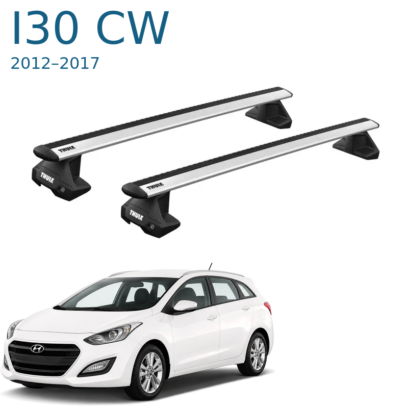 גגון ליונדאי i30 CW 2012–2017 לנקודות חיבור
