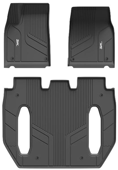 סט שטיחי 3W טסלה מודל X 2026 (6 מושבים)