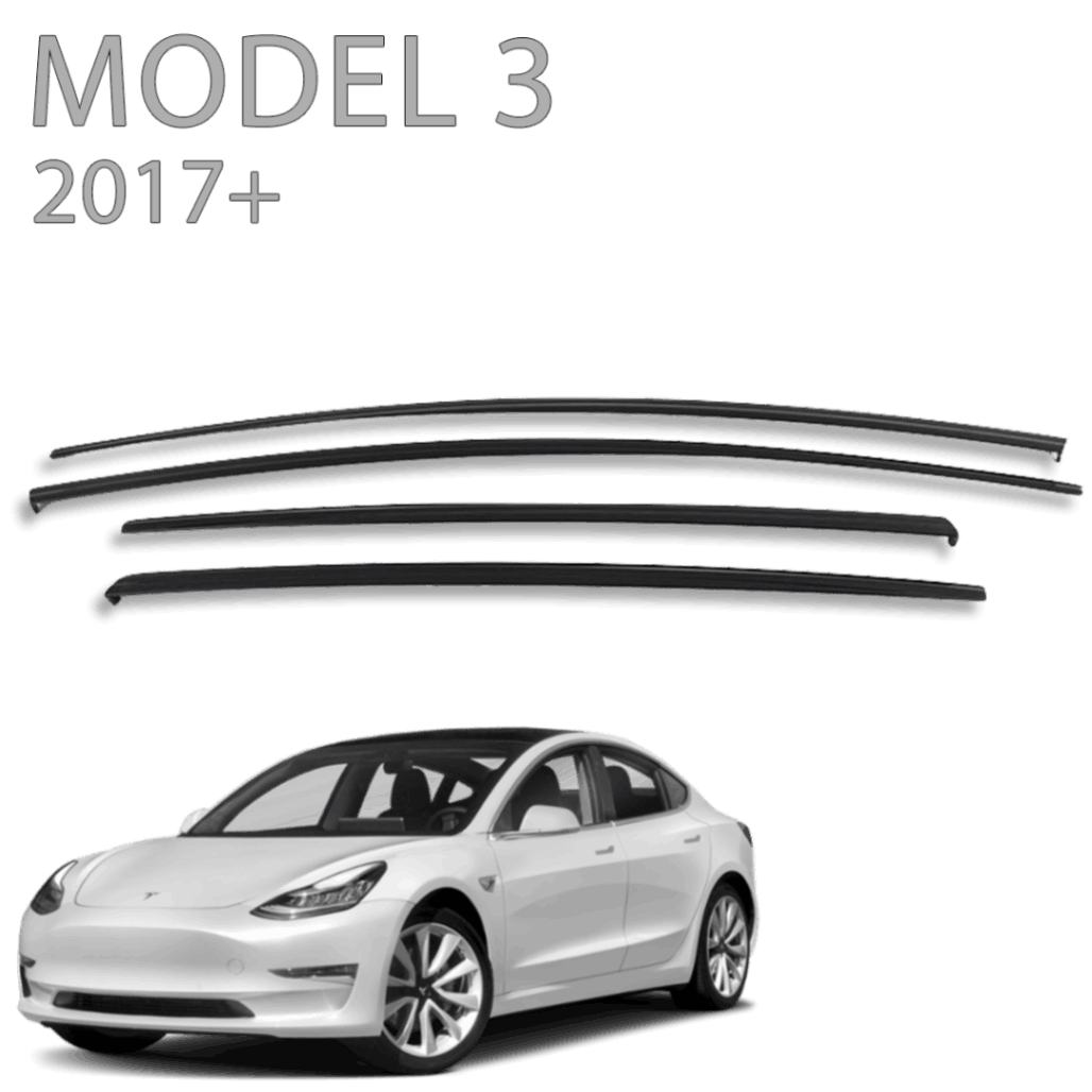 מגני רוח הדבקה Falcon לטסלה מודל 3 שנת 2017+