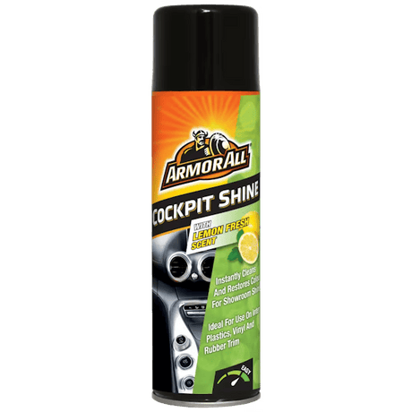 תרסיס סקאי והברקת דשבורד Armor All Cockpit Shine Lemon Fresh 500 מ"ל