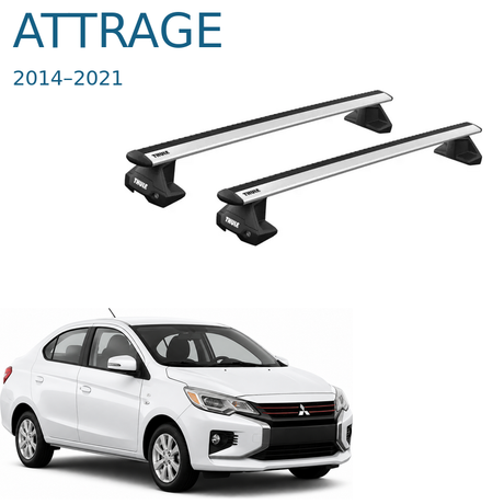 Thule WingBar Evo – אלומיניום למיצובישי אטראז׳ 2014–2021