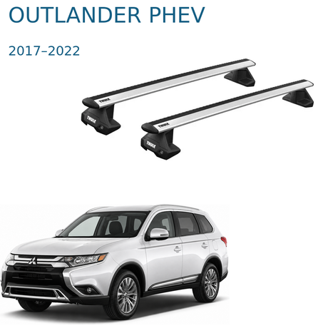 גגון אלומיניום בסיסי למיצובישי אאוטלנדר PHEV 2017–2022