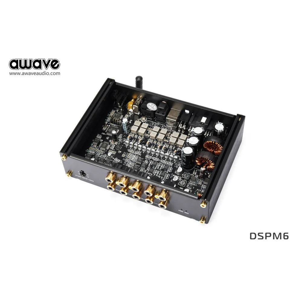 מגבר DSP לרכב Awave M6 עם 6 ערוצים